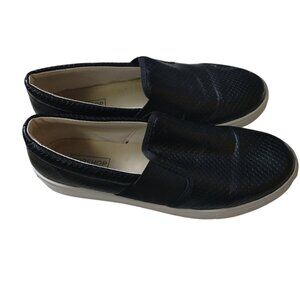 Topshop Men’s Size 7 Slip On Black Casual Shoes Classic